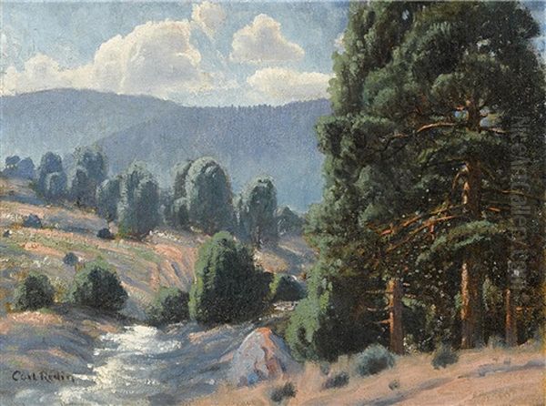 Southwest Landscape Oil Painting by Carl Redin