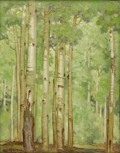 Aspens In Early Summer by Carl Redin