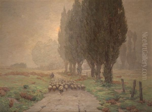 Going Home Oil Painting by Granville S. Redmond