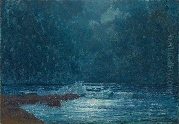 Moonlight On The Coast by Granville S. Redmond