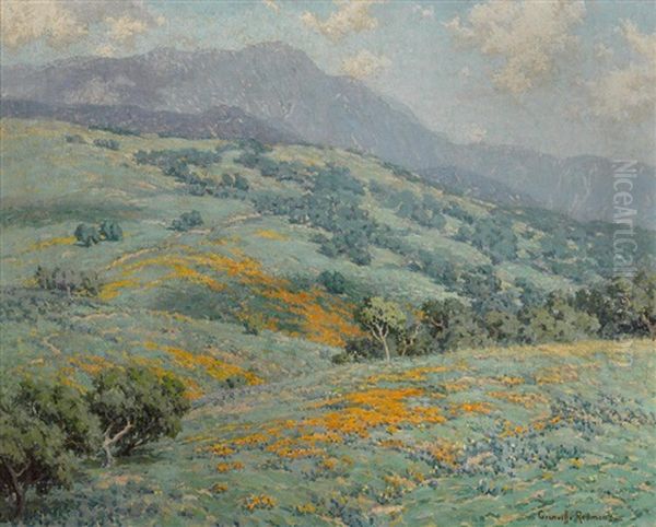 Hillside In Spring Oil Painting by Granville S. Redmond