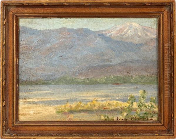 Landscape With Mountains Oil Painting by Granville S. Redmond