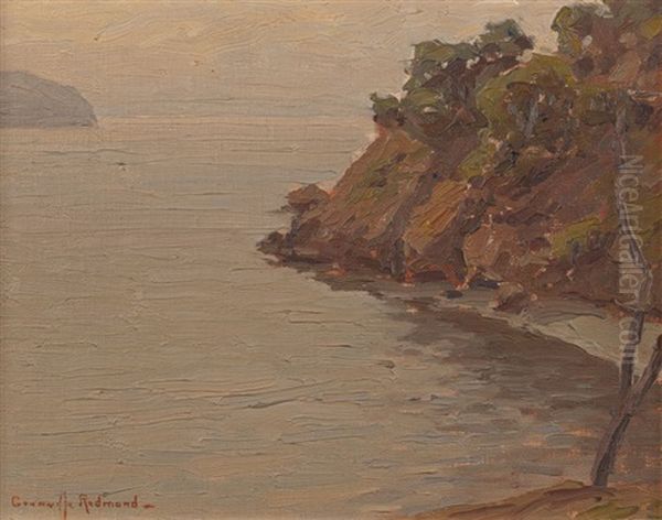 Study Of Castle Point, Tiburon Oil Painting by Granville S. Redmond