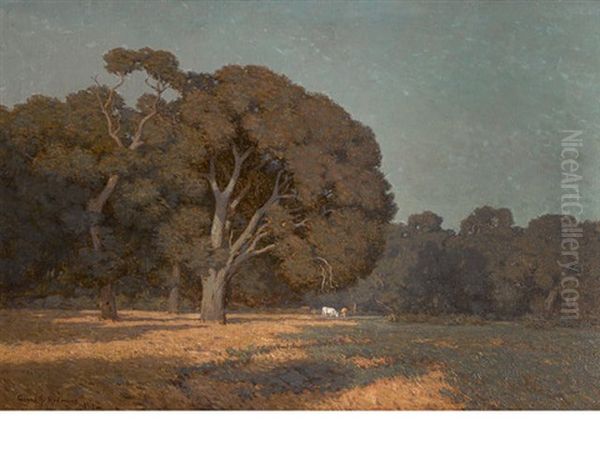 In The Afternoon, Menlo Park, California Oil Painting by Granville S. Redmond