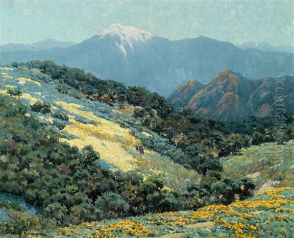 Valley Splendor Oil Painting by Granville S. Redmond