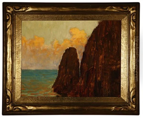 Catalina Cliffs by Granville S. Redmond