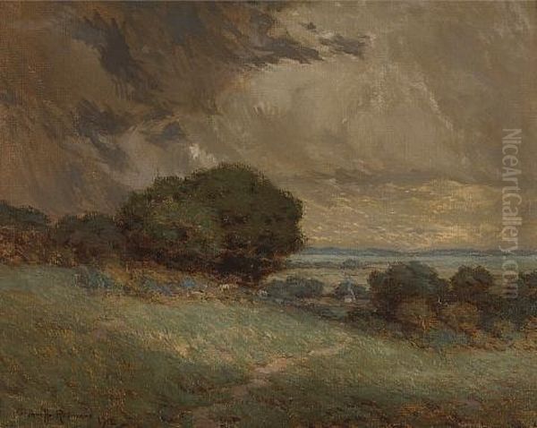 The Passing Storm by Granville S. Redmond