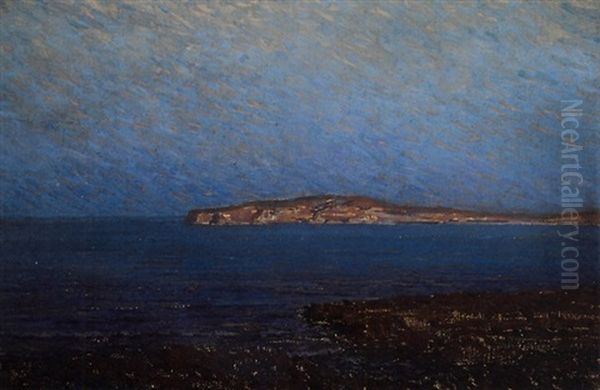 Coyote Point Oil Painting by Granville S. Redmond