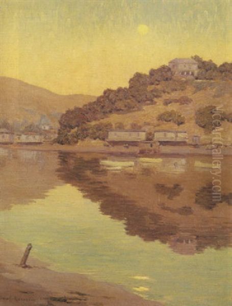 Corinthian Island Oil Painting by Granville S. Redmond