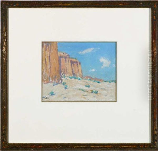 Landscape - Dunes And Cliffs Oil Painting by Granville S. Redmond