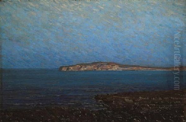 Coyote Point Oil Painting by Granville S. Redmond