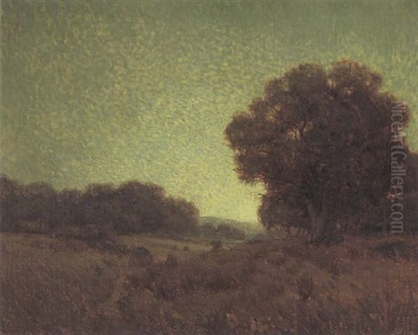 Twilight, Menlo Park, California Oil Painting by Granville S. Redmond