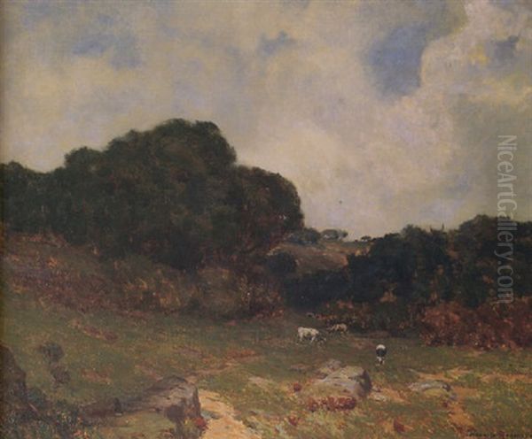 In The Shadow Of A Storm Oil Painting by Granville S. Redmond