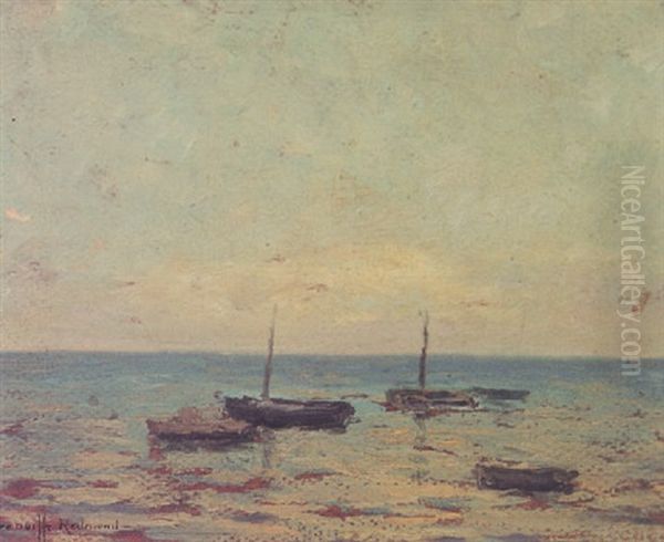 Boats On The Water by Granville S. Redmond