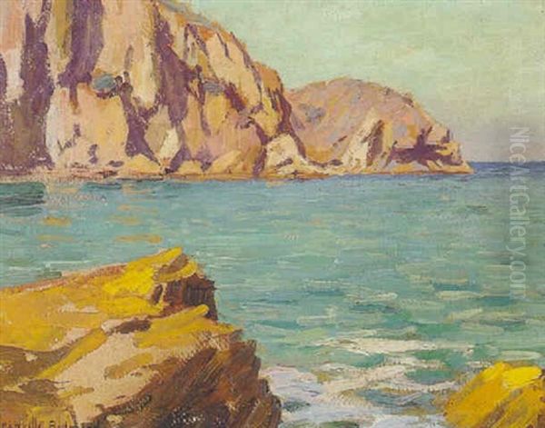 Catalina Island, California Oil Painting by Granville S. Redmond