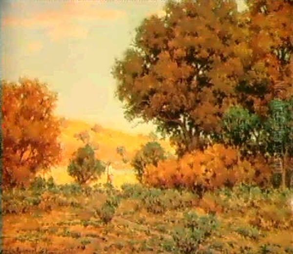 A Day In The Country Oil Painting by Granville S. Redmond