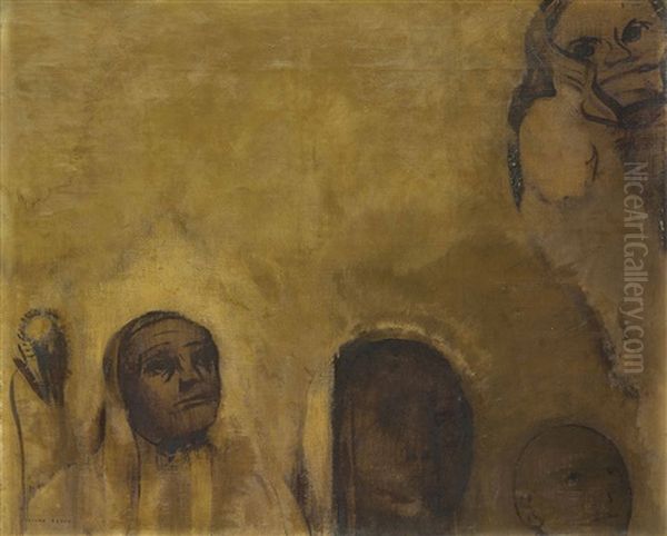 Figures Extatiques Oil Painting by Odilon Redon