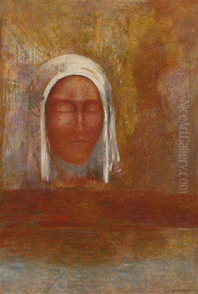 La Vierge D'aurore Oil Painting by Odilon Redon