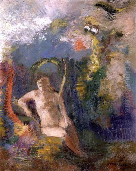 Eve Dans Un Paysage Oil Painting by Odilon Redon