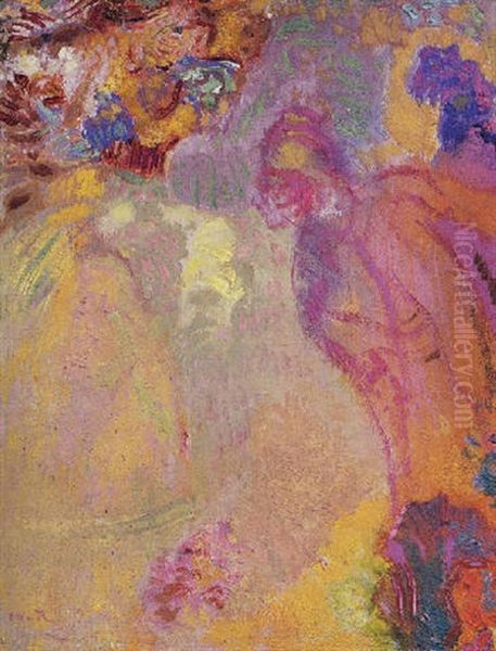 Evocation-apparition Oil Painting by Odilon Redon