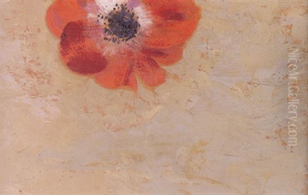 Coquelicot Oil Painting by Odilon Redon