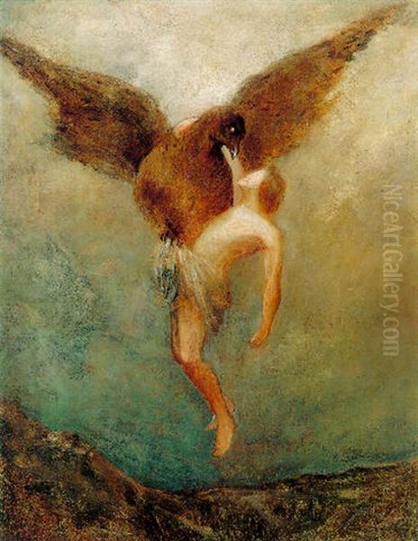 Ganymede Oil Painting by Odilon Redon