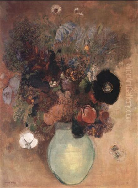 Le Pavot Noir by Odilon Redon