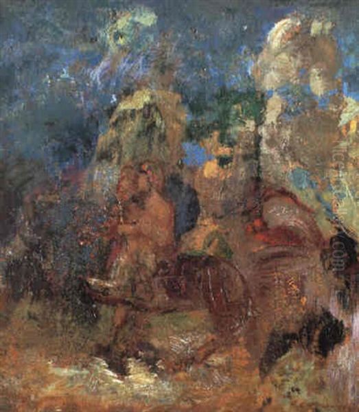 Le Centaure Oil Painting by Odilon Redon