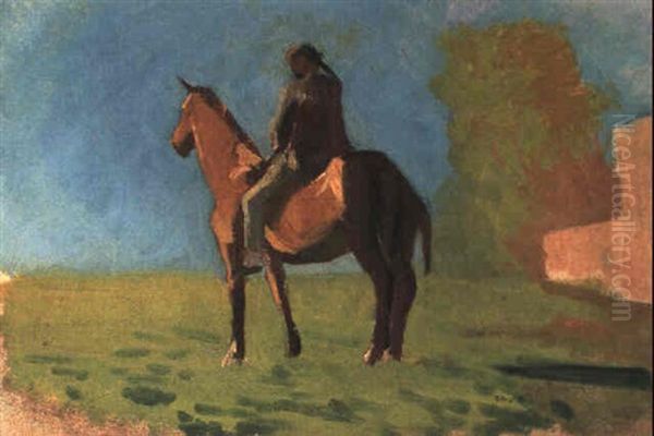 Le Cavalier Oil Painting by Odilon Redon