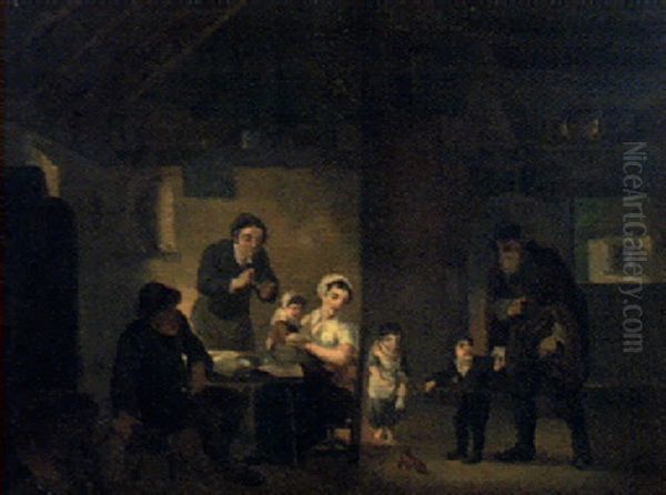 Den Kringresande Underhallaren by Petrus Johann Van Regemorter