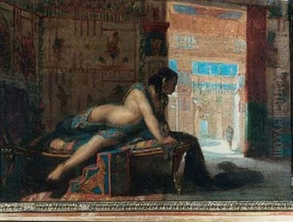 L'odalisque Oil Painting by Henri Regnault