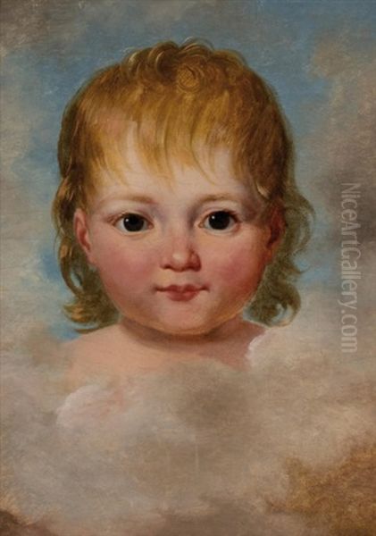 Le Roi De Rome Enfant by Jean-Baptiste Regnault