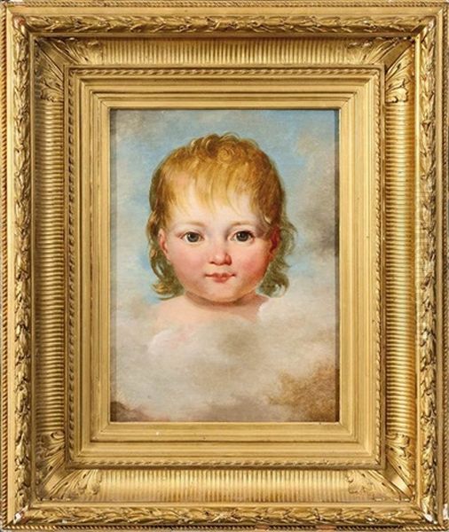 Le Roi De Rome Enfant Oil Painting by Jean-Baptiste Regnault