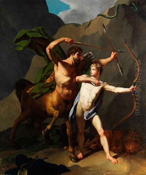 L'education D'achille (die Erziehung Des Achilles) by Jean-Baptiste Regnault