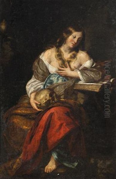 Maddalena Oil Painting by Nicolas Regnier