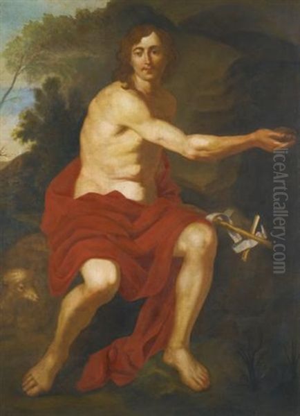 St. John The Baptist Oil Painting by Nicolas Regnier