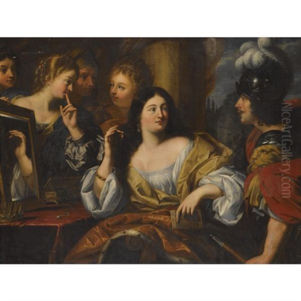 Semiramis Called To Arms Oil Painting by Nicolas Regnier