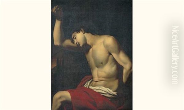 Saint Sebastien Oil Painting by Nicolas Regnier