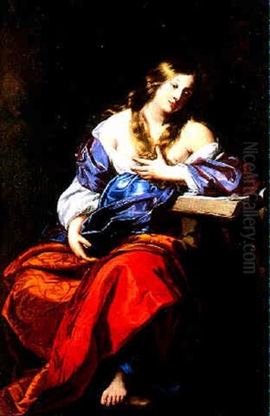 Marie Madeleine Repentante Oil Painting by Nicolas Regnier