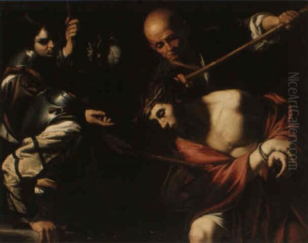 The Mocking Of Christ Oil Painting by Nicolas Regnier