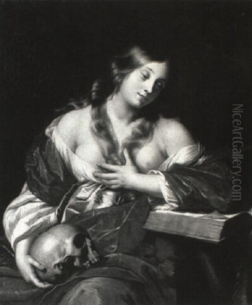 The Penitent Magdalen Oil Painting by Nicolas Regnier