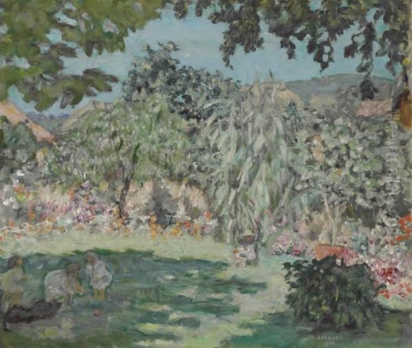 Jardin En Dauphine Oil Painting by Pierre Bonnard