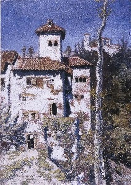 Granada Oil Painting by Dario de Regoyos