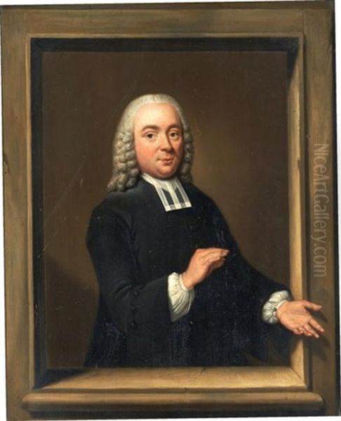 Portrait De Willem Van Den Broek Oil Painting by Tiebout Regters