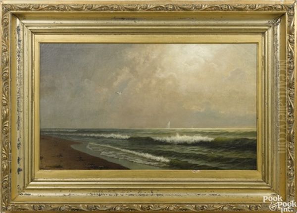 Coastal Scene Oil Painting by Frank Knox Morton Rehn