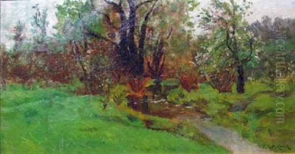 Spring Landscape by Frank Knox Morton Rehn