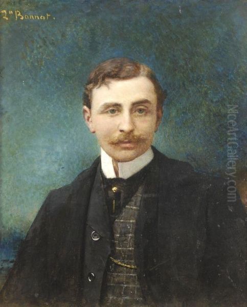 Portrait Of A Gentleman Oil Painting by Bonnat Leon