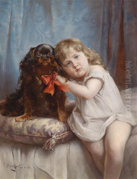 Der Beste Freund Oil Painting by Carl Reichert