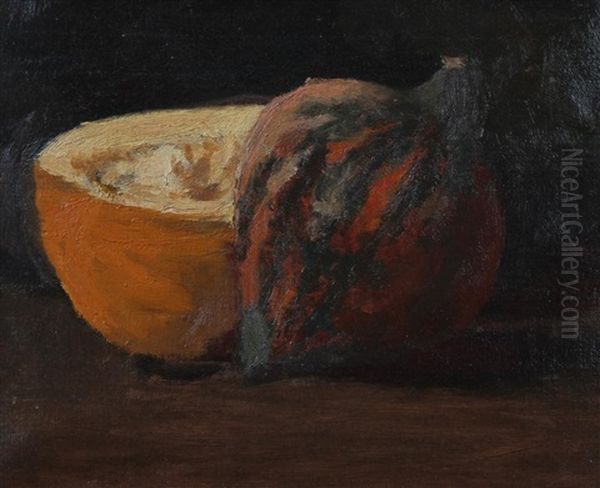 Squash Oil Painting by George Agnew Reid