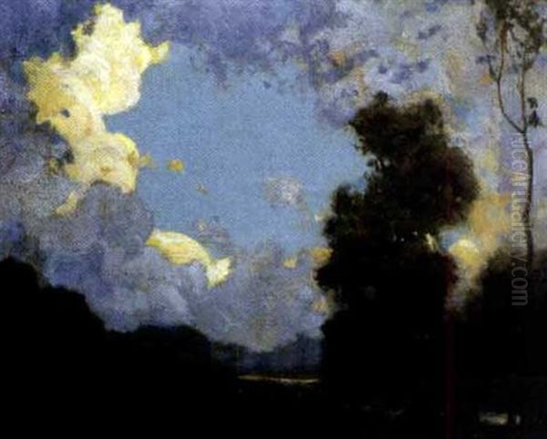 The Clearing Sky Oil Painting by George Agnew Reid